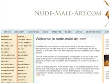 Tablet Screenshot of nude-male-art.org